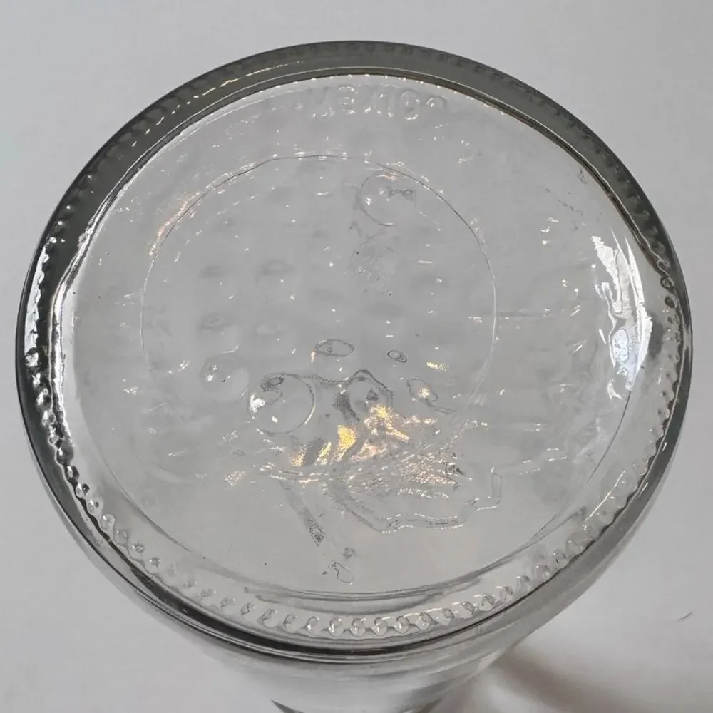 Vtg 1 Litre Milk Bottle Carafe Decor Stamped Mexico/5